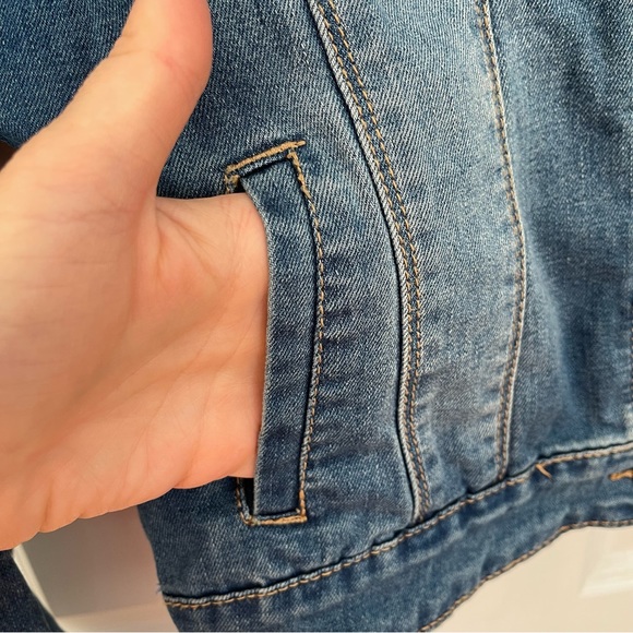 Reign Embroidered Denim Jean Jacket - Picture 3 of 12